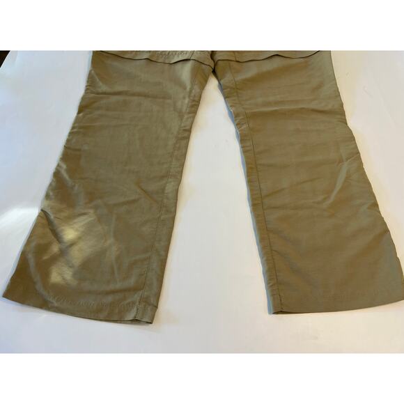 The North Face Tan Convertible Hiking Outdoor Straight Leg Womens Size 14 Short - Picture 8 of 16